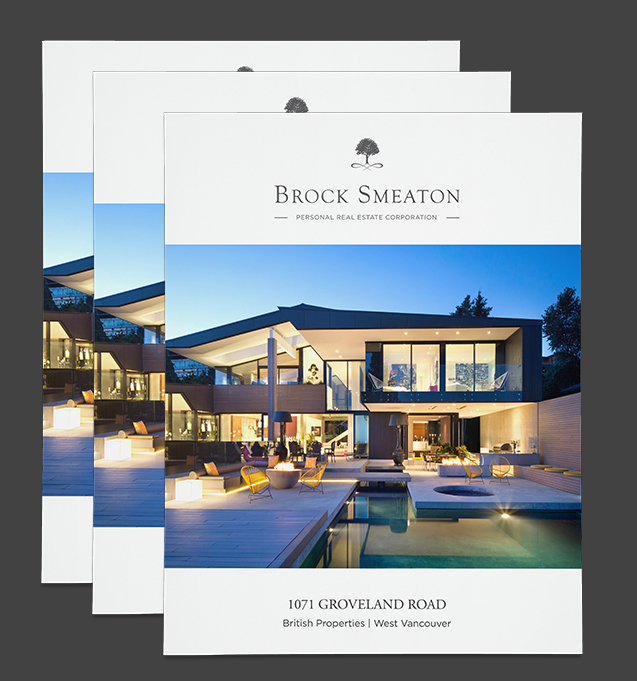 Realtor branding and web design for Brock Smeaton West Vancouver