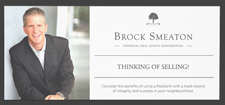 Realtor branding and web design for Brock Smeaton West Vancouver