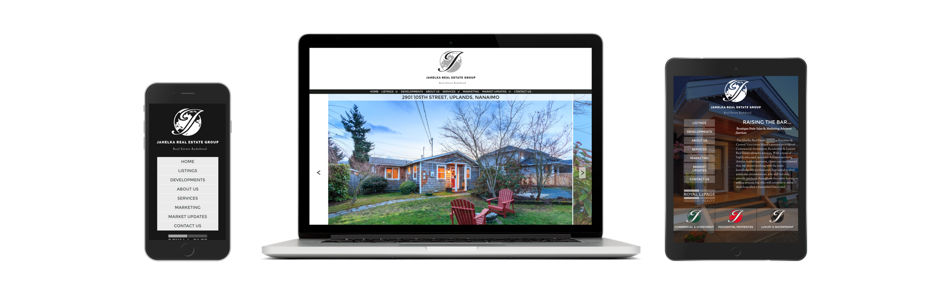 Jahelka Real Estate Group website design