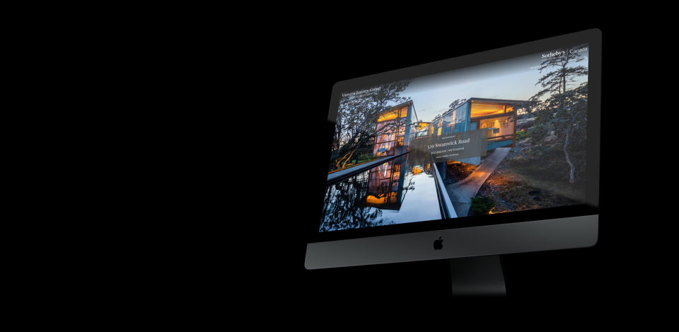 VLG iMac Mockup Victoria Real Estate Website Realtor