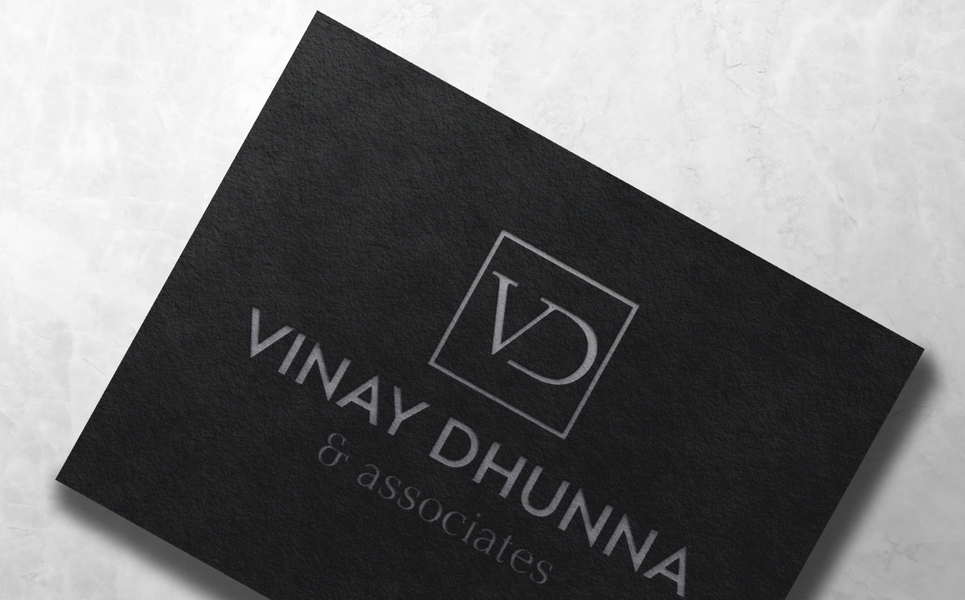 Custom business card created exclusively for Realtor Vinay Dhunna