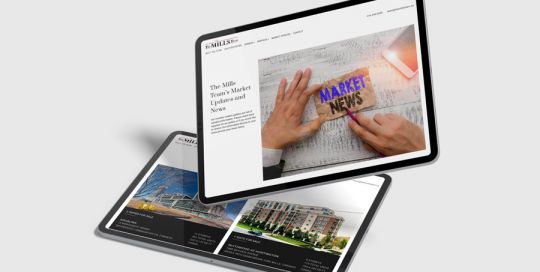 Toronto Real Estate, Mills Team Website Re-Design