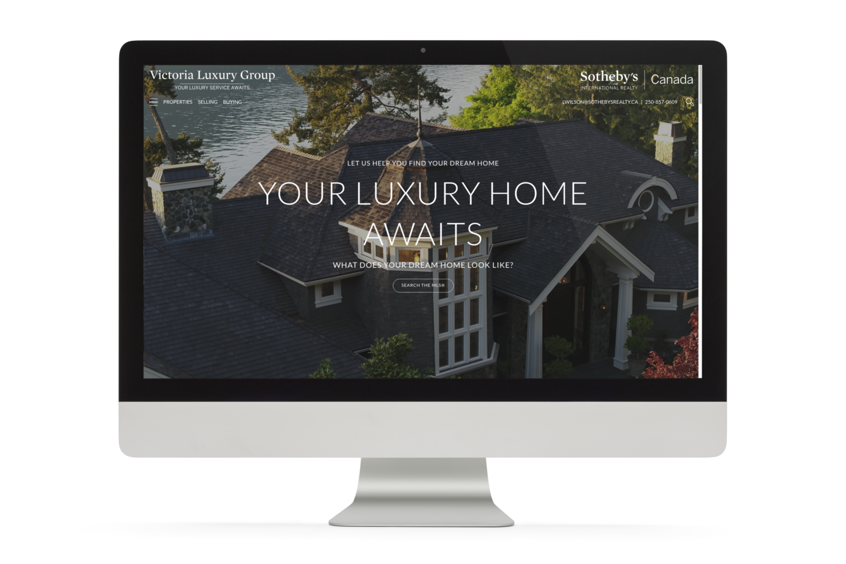 Custom Vancouver Island Real Estate Website
