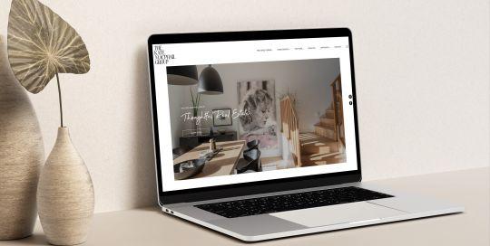 Mockup of Kate MacPhail's homepage website design