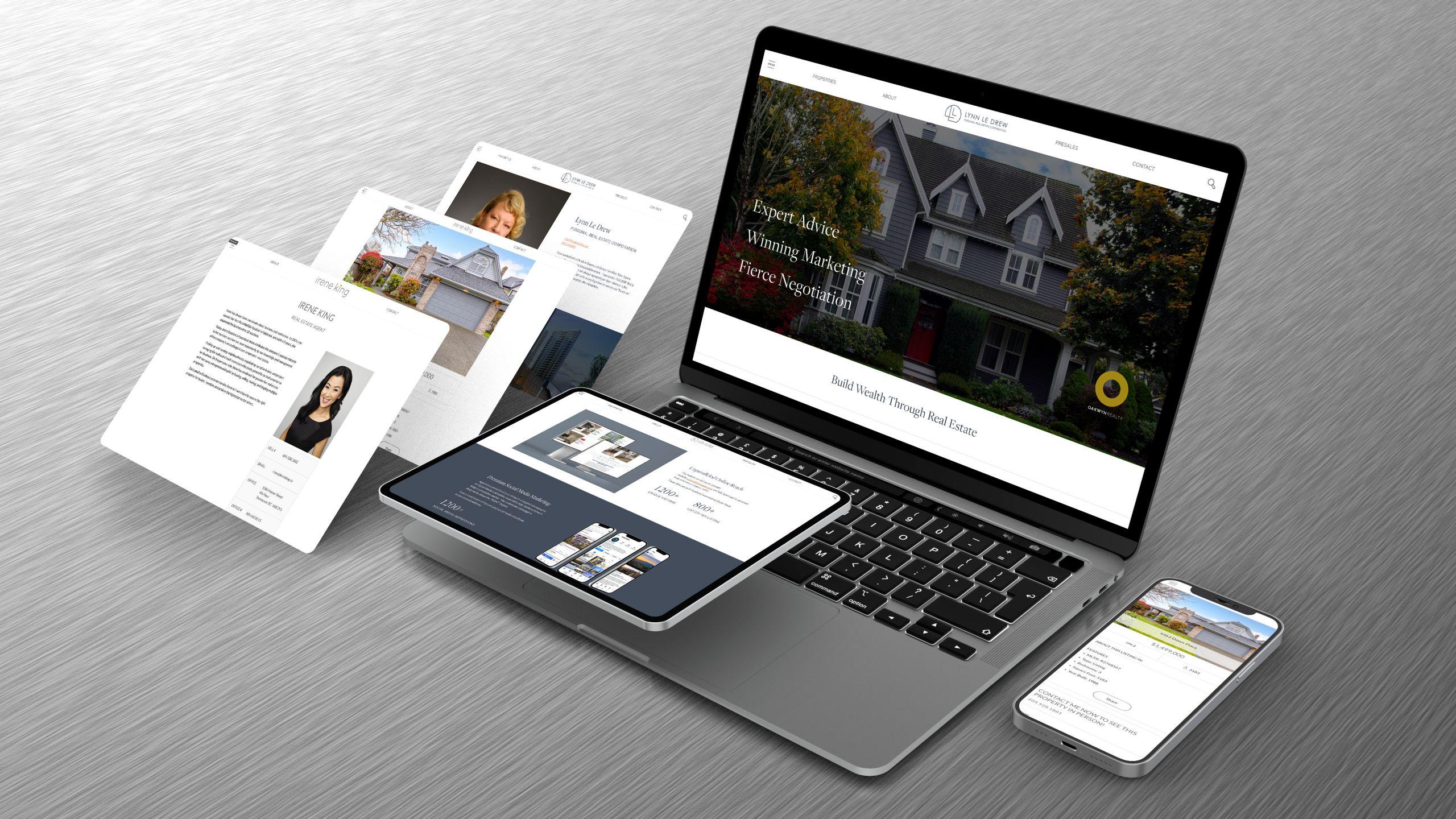 Several more Oakwyn Realty agents' websites designed over the years